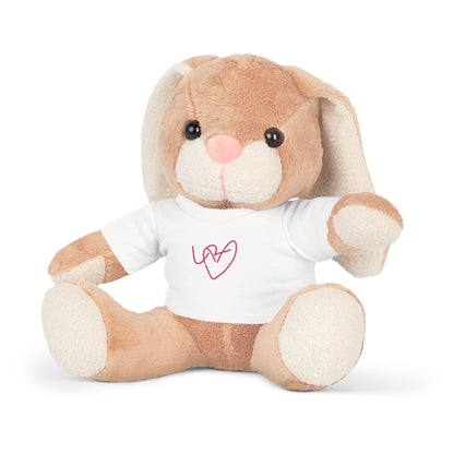 LARA Luv U Plush 4 Different Animals Toy with T-Shirt