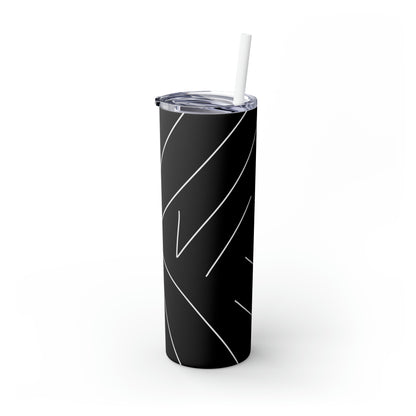 Line Skinny Tumbler with Straw, 20oz