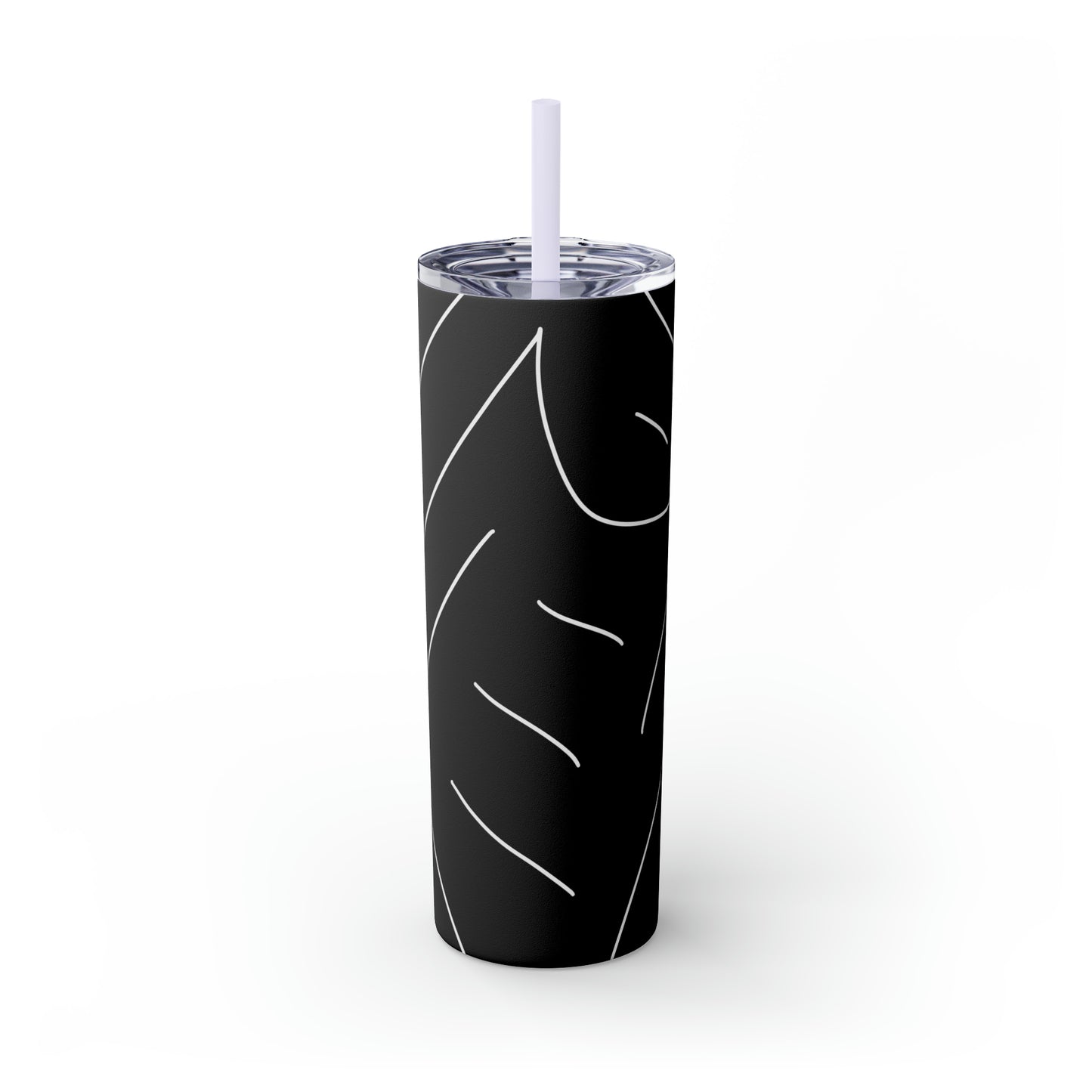 Line Skinny Tumbler with Straw, 20oz