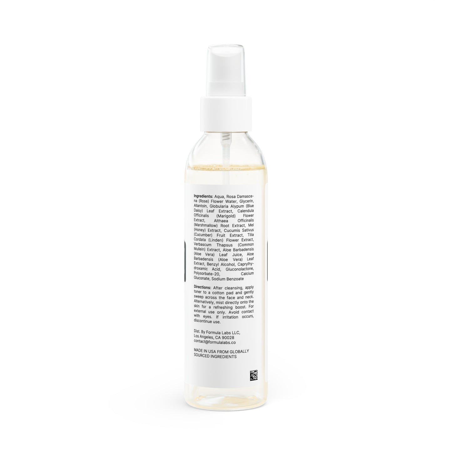 100% Vegan Calming Toner, 6oz