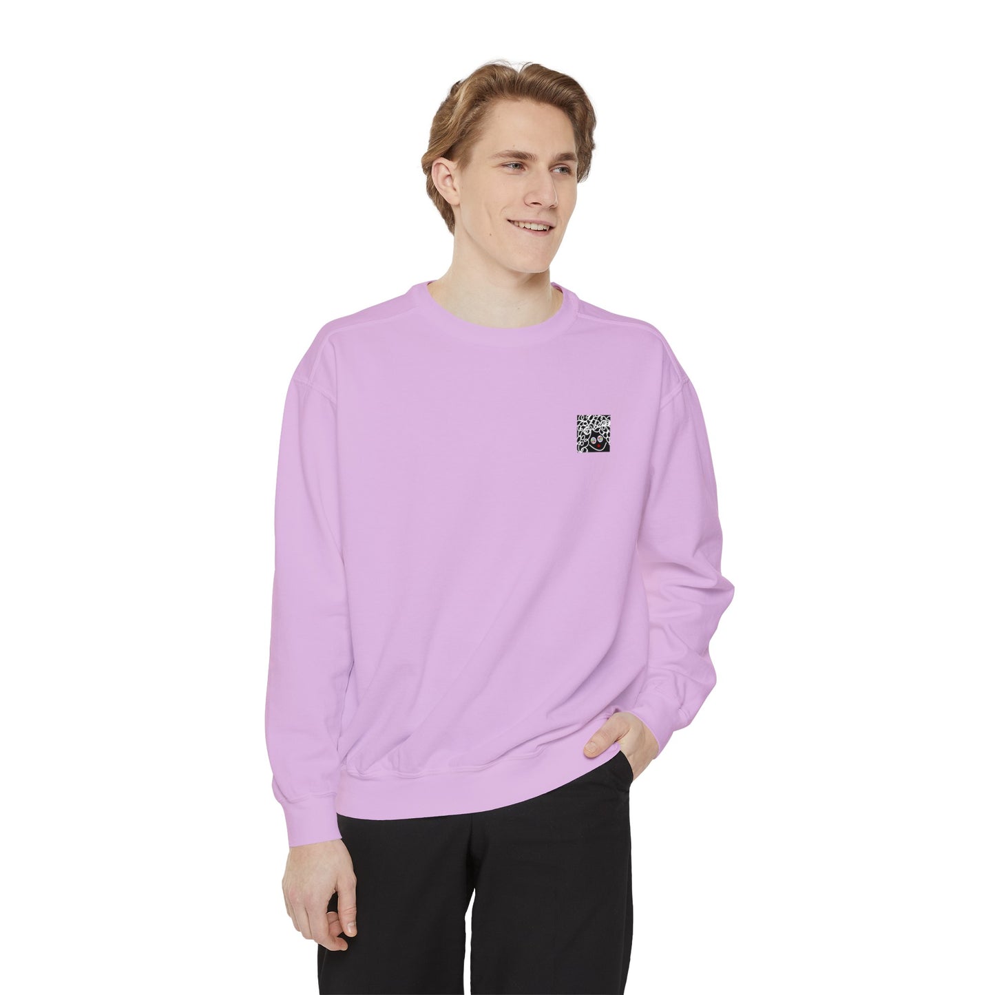 OH (I) Sudadera unisex teñida en prenda