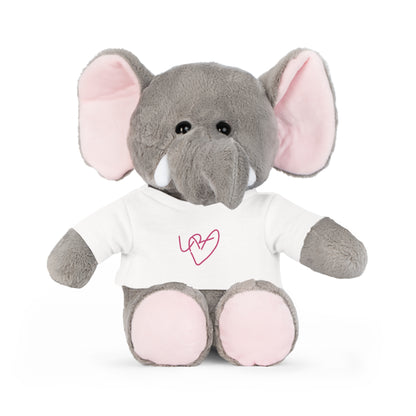 LARA Luv U Plush 4 Different Animals Toy with T-Shirt