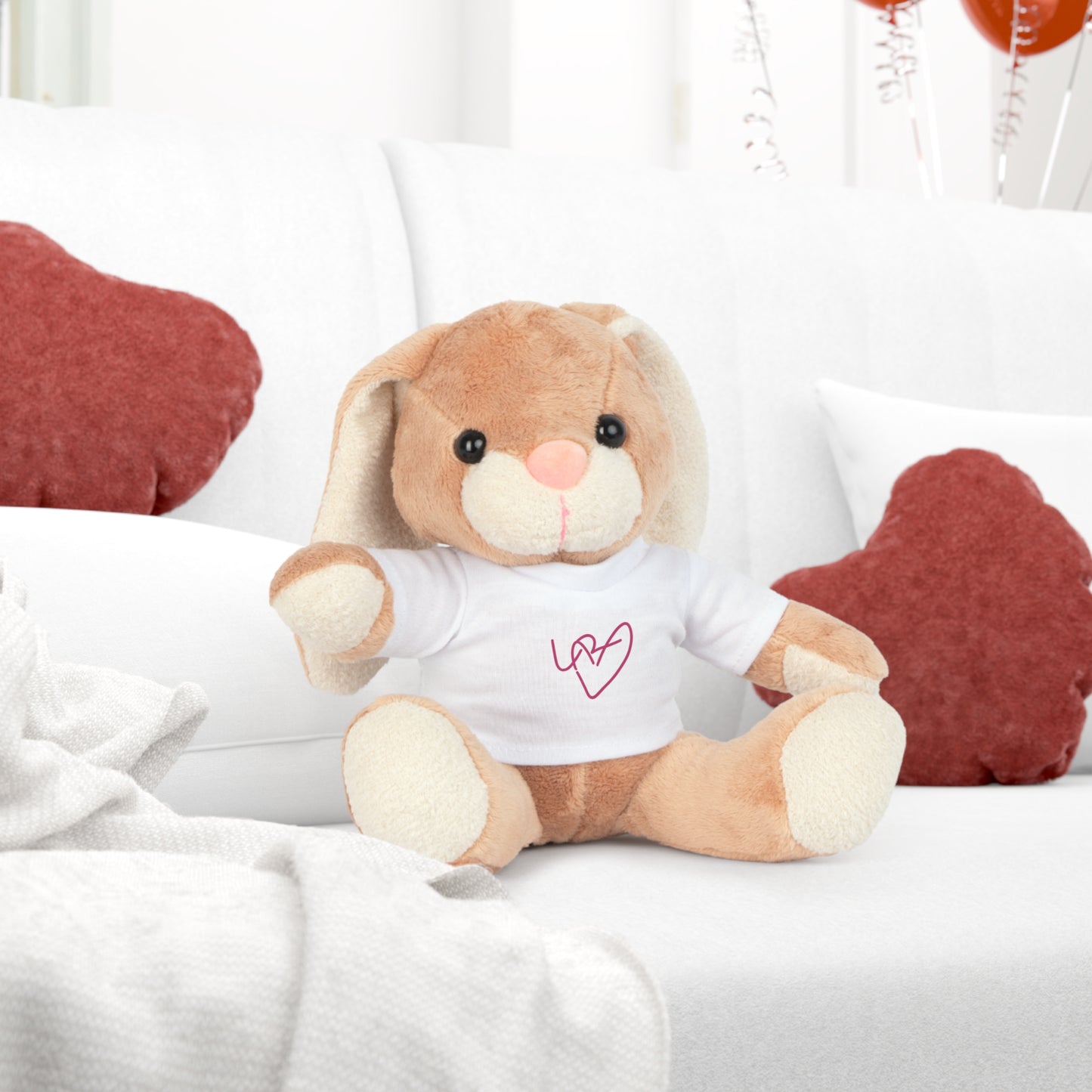 LARA Luv U Peluche 4 Animales Diferentes con Camiseta