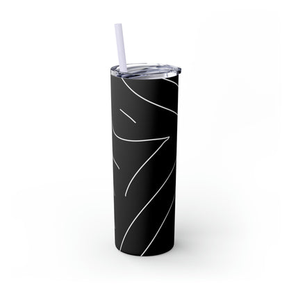 Line Skinny Tumbler with Straw, 20oz