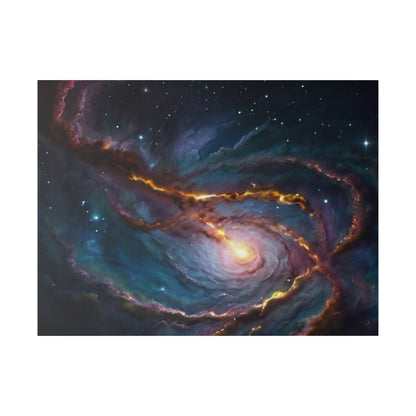 Galaxy ii Matte Canvas, Stretched, 0.75"