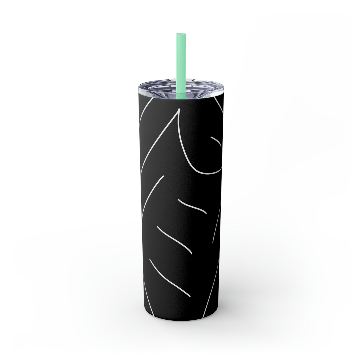 Line Skinny Tumbler with Straw, 20oz