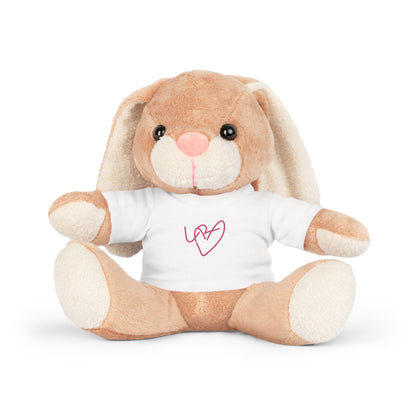 LARA Luv U Peluche 4 Animales Diferentes con Camiseta