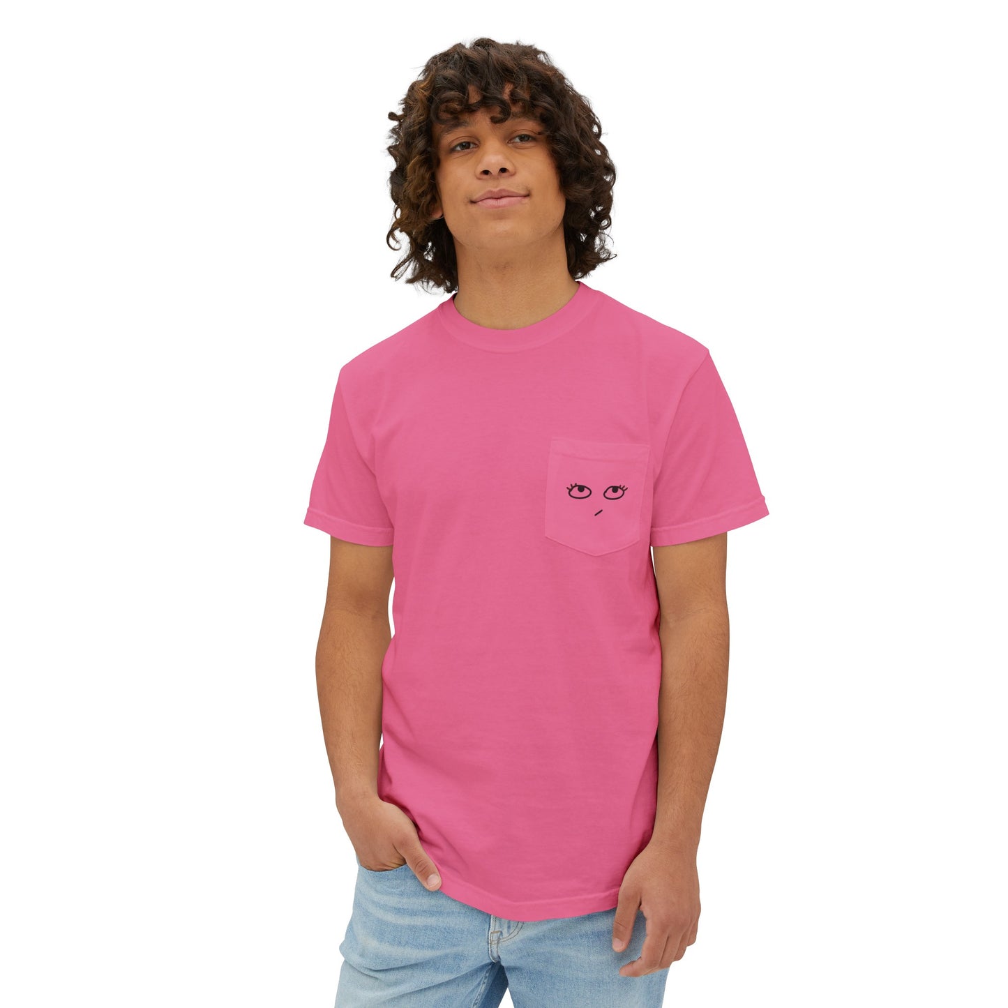 Heh Unisex Garment-Dyed Pocket T-Shirt