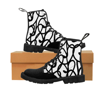 Black Berry Women's Canvas Boots