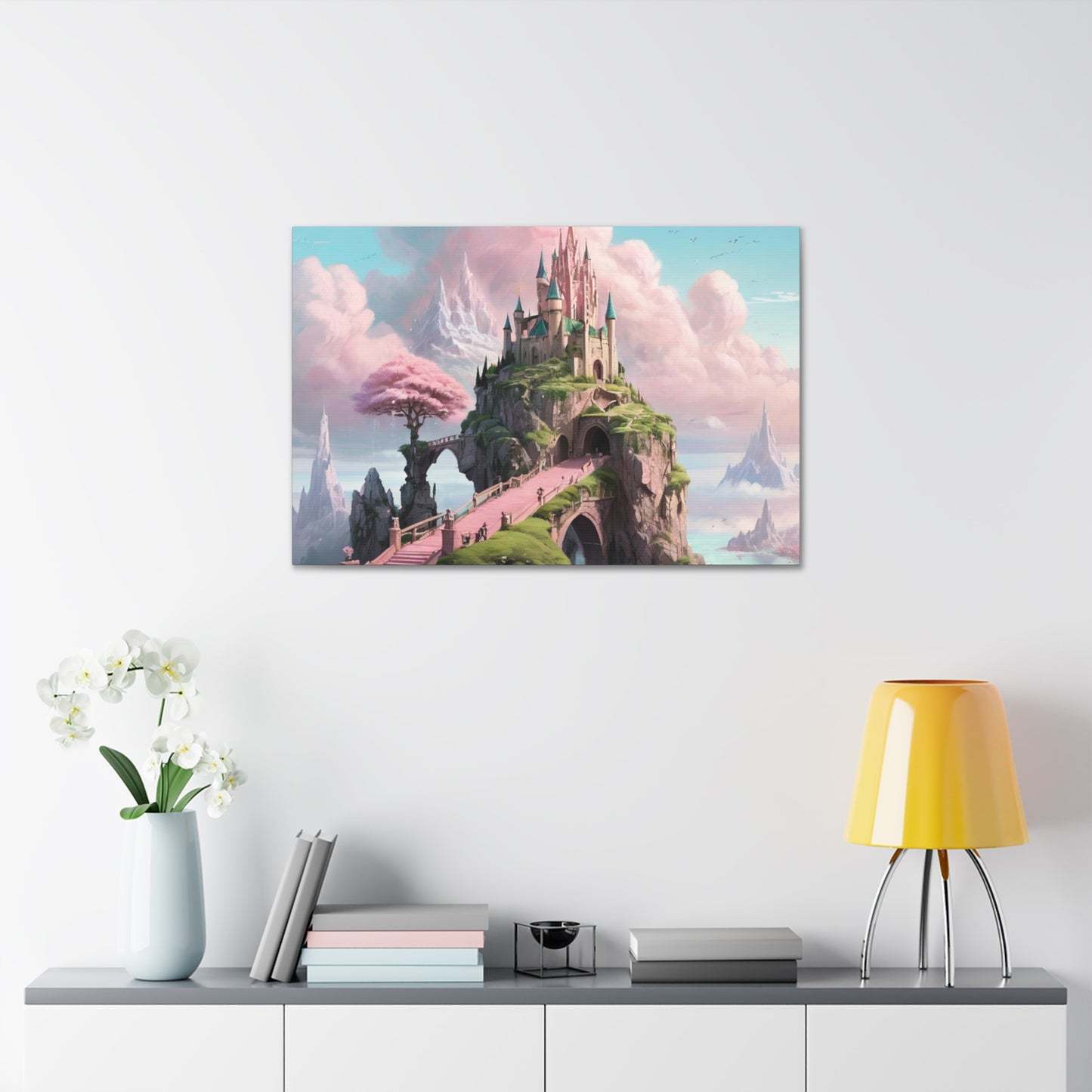 Colección Pink Castle ✨ Lienzo estirado clásico 