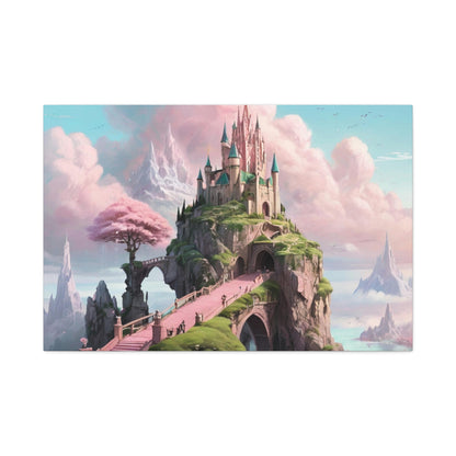 Colección Pink Castle ✨ Lienzo estirado clásico 