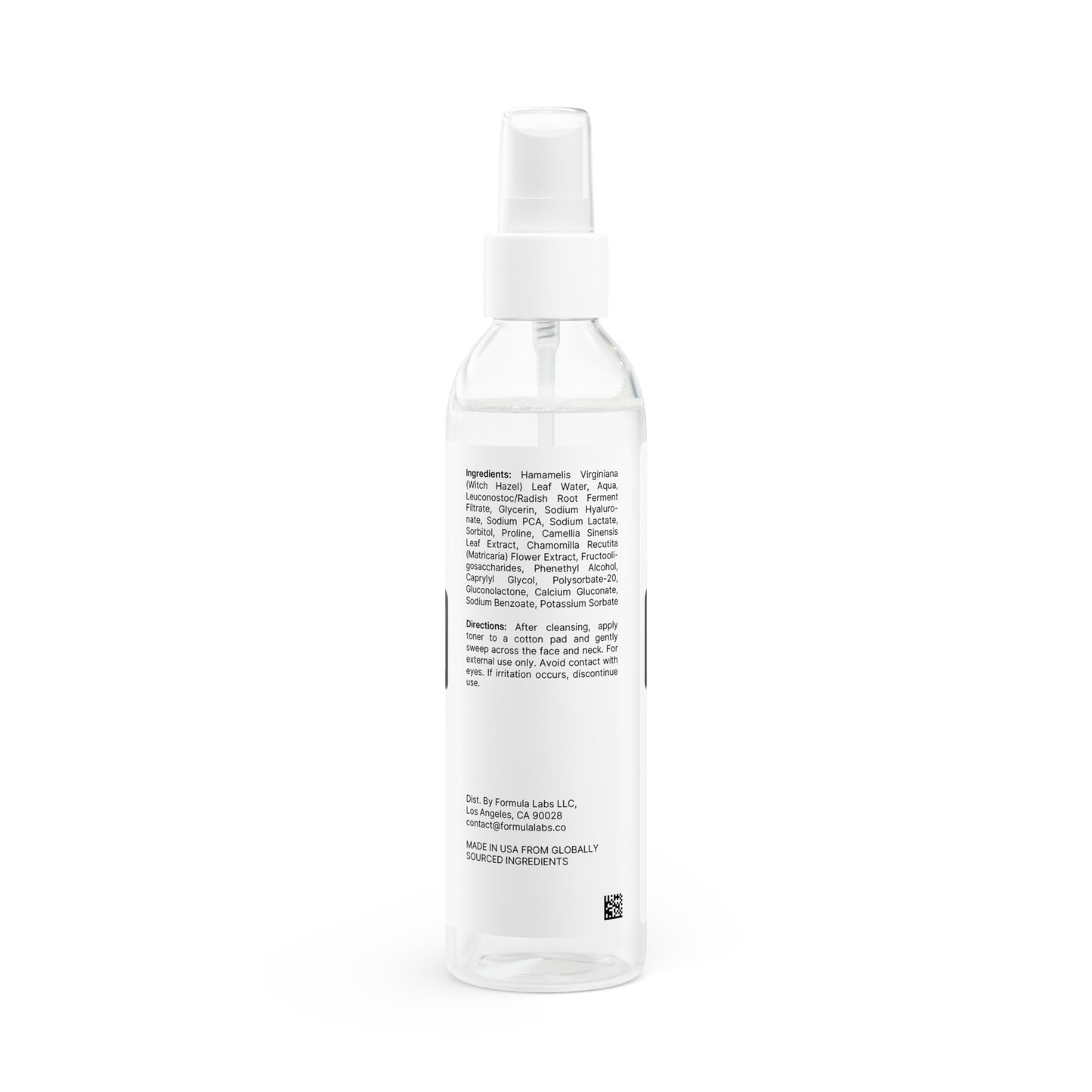 100% Vegan Hydrating Toner, 6oz