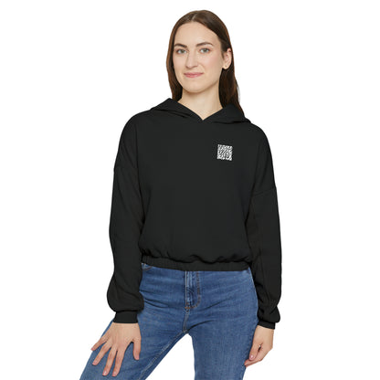 Black Berry Women's Cinched Bottom Hoodie