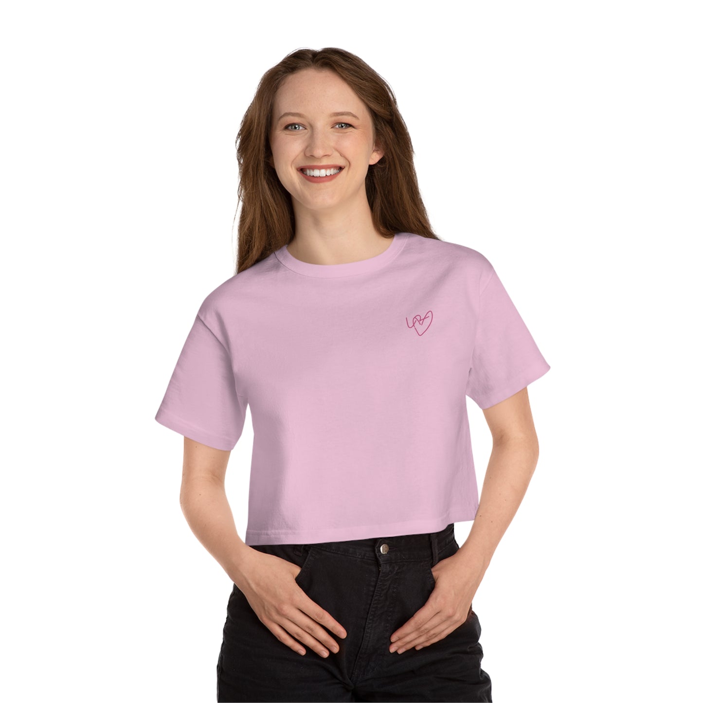 OH (I)  L Champion Women's Heritage Cropped T-Shirt