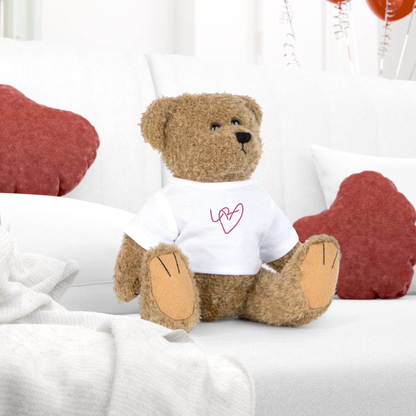 LARA Luv U Peluche 4 Animales Diferentes con Camiseta