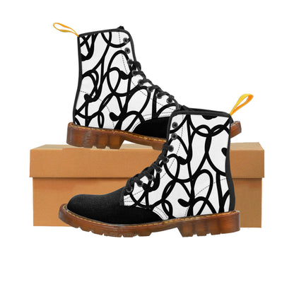 Black Berry Women's Canvas Boots