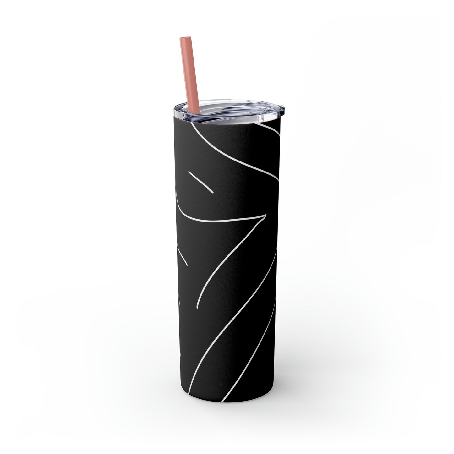 Line Skinny Tumbler with Straw, 20oz