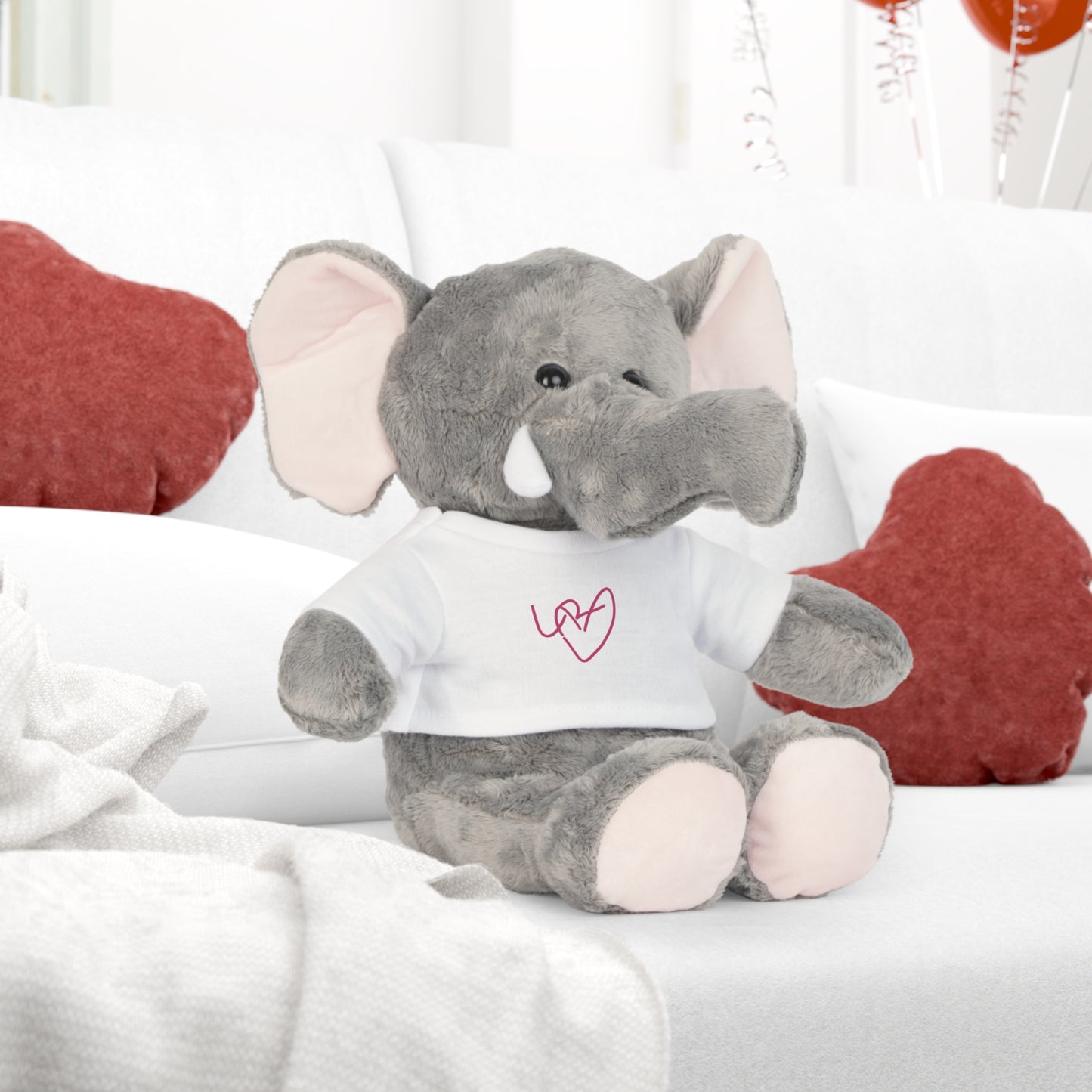 LARA Luv U Peluche 4 Animales Diferentes con Camiseta