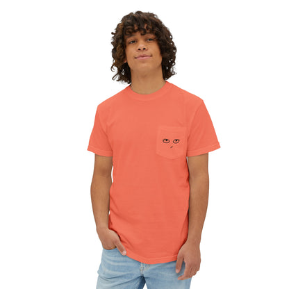 Heh Unisex Garment-Dyed Pocket T-Shirt