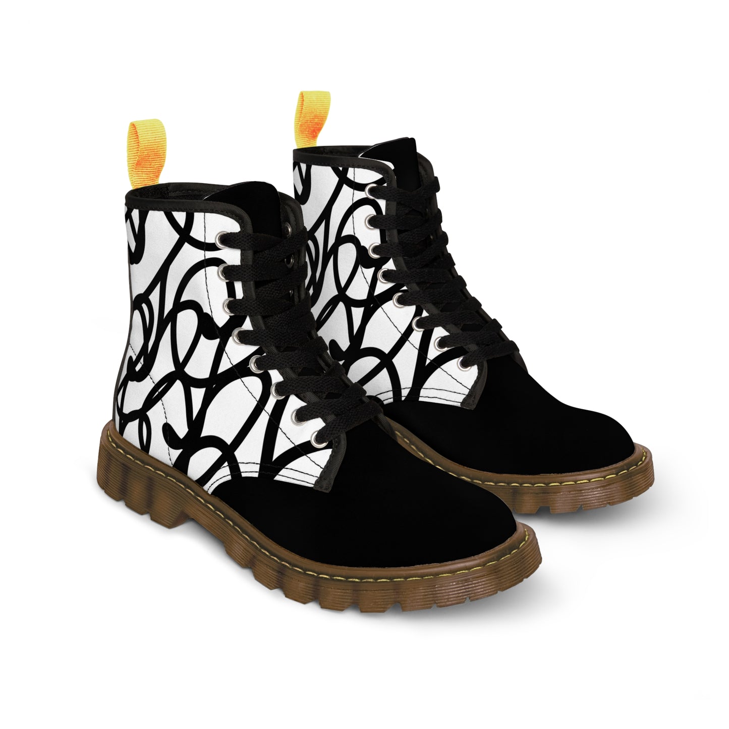 Botas de lona de mujer Black Berry