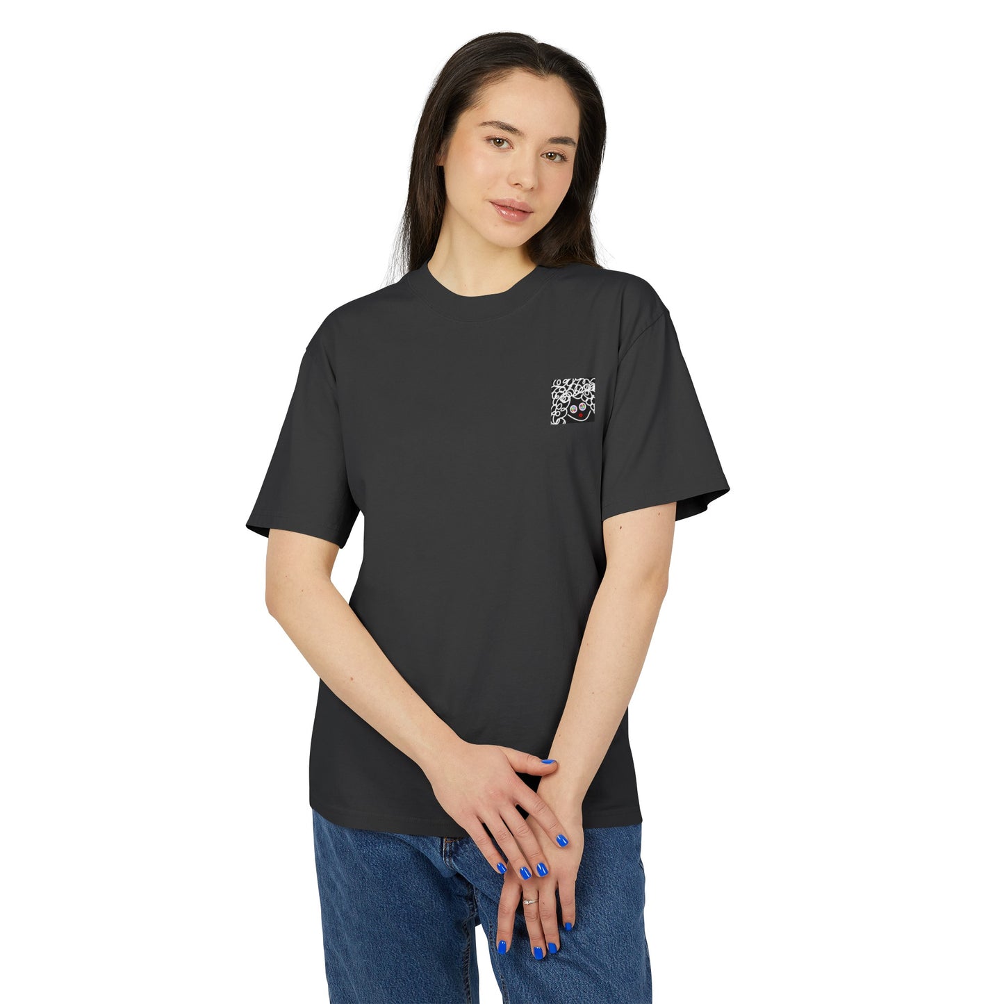 OH (I) Black Berry Unisex camiseta descolorida pesada