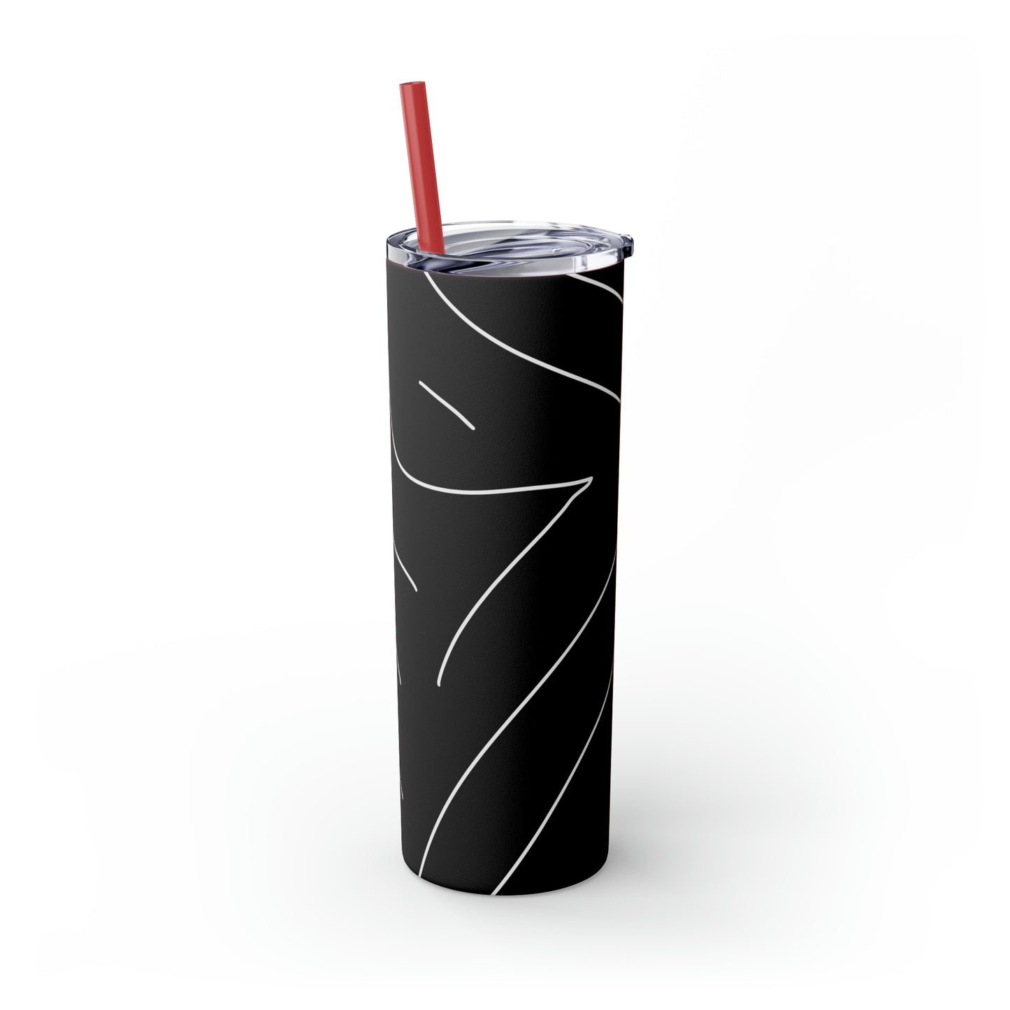 Line Skinny Tumbler with Straw, 20oz