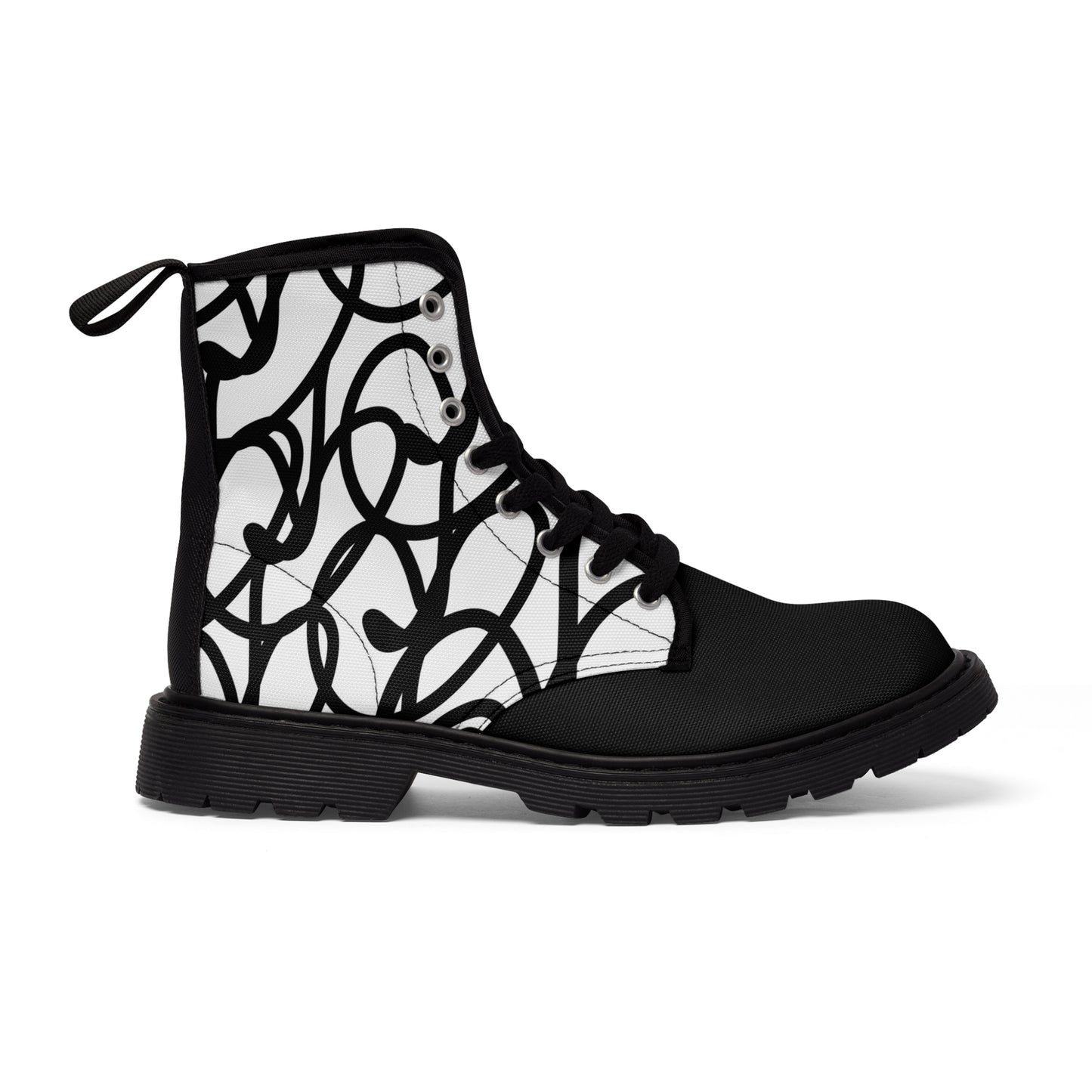 Black Berry Women's Canvas Boots