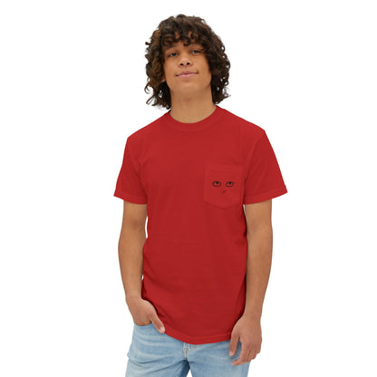 Heh Unisex Garment-Dyed Pocket T-Shirt