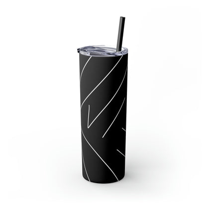 Line Skinny Tumbler with Straw, 20oz