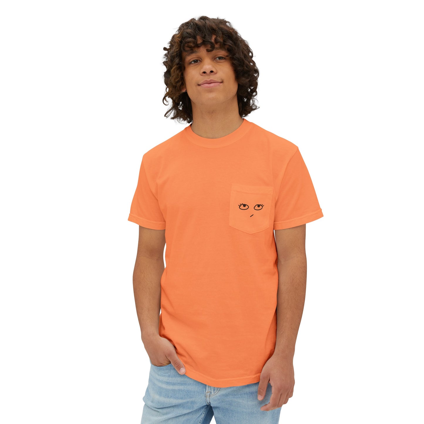 Heh Unisex Garment-Dyed Pocket T-Shirt