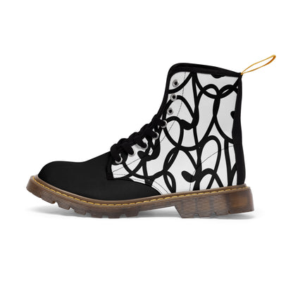 Black Berry Women's Canvas Boots