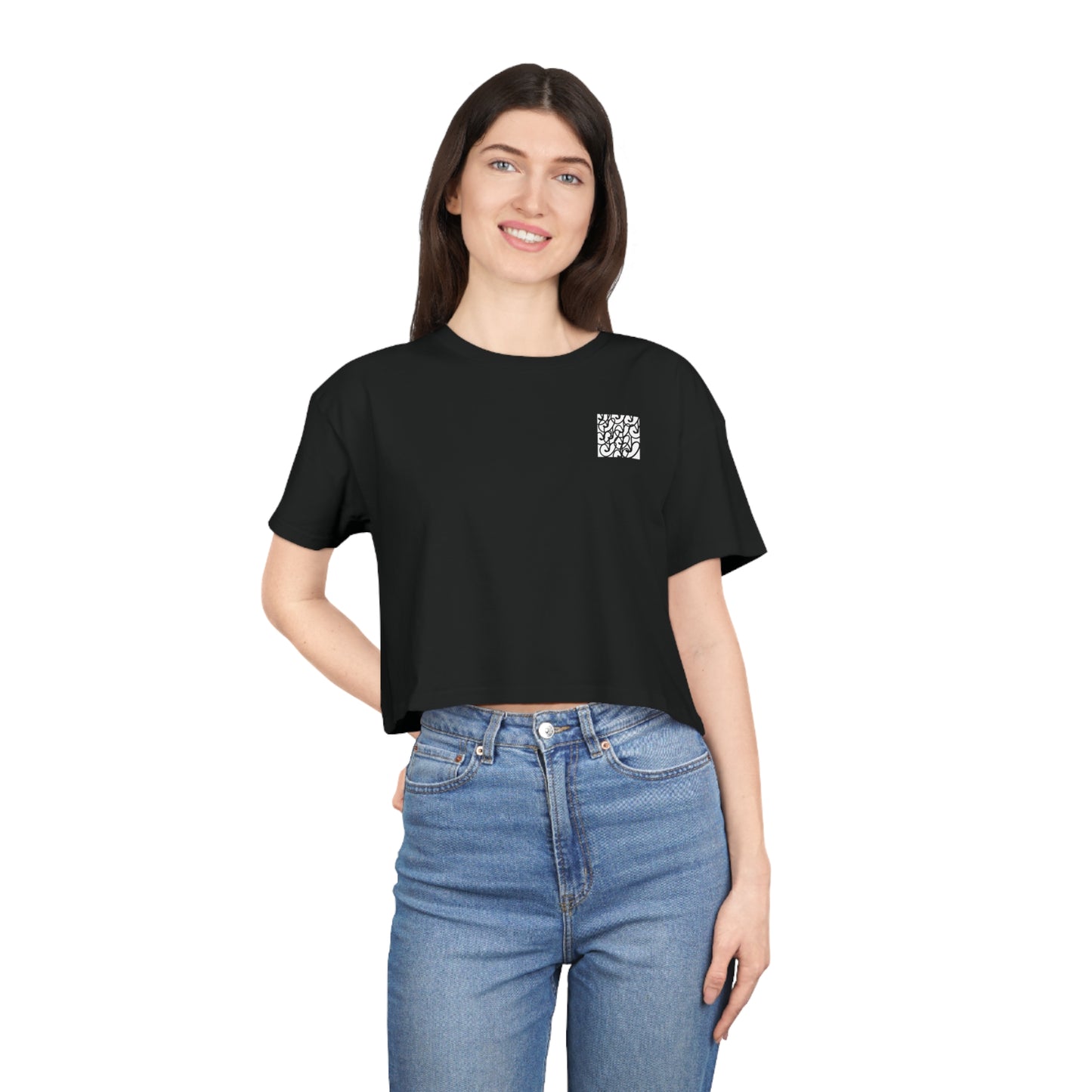 Black Berry Women's Crop Tee