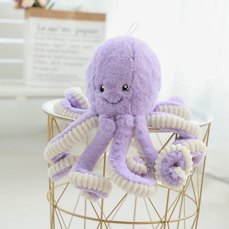 Muñeco colgante de decoración de habitación infantil de peluche de pulpo