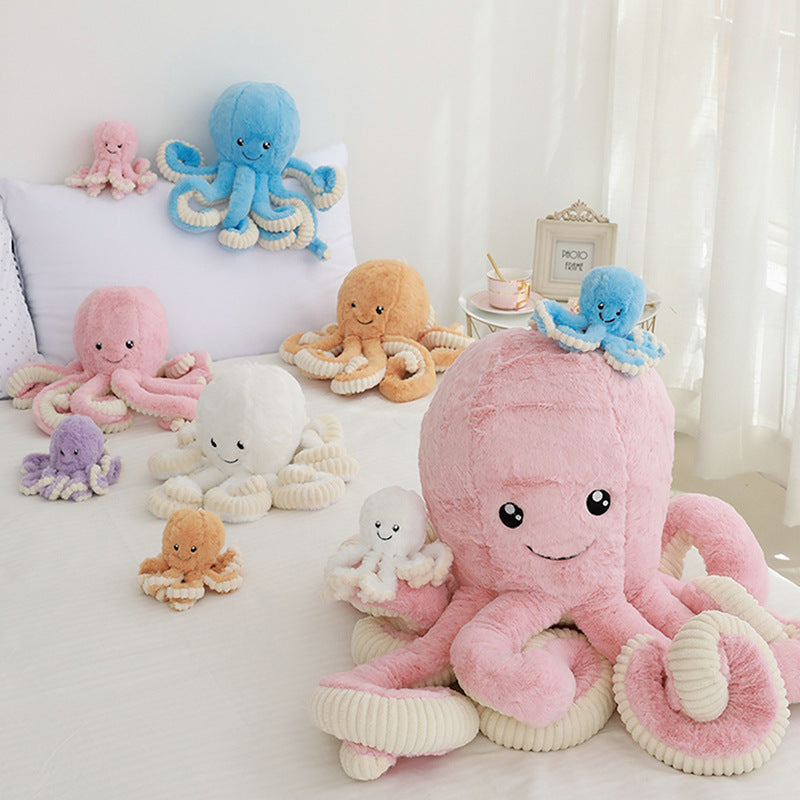 Muñeco colgante de decoración de habitación infantil de peluche de pulpo