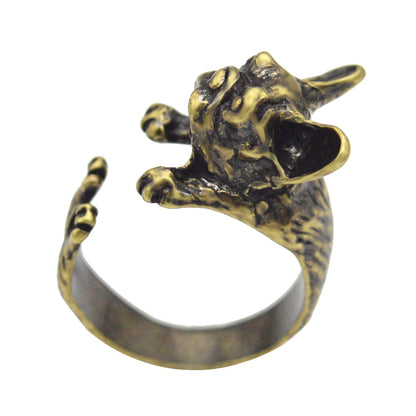 Anillo de animales Bulldog Francés