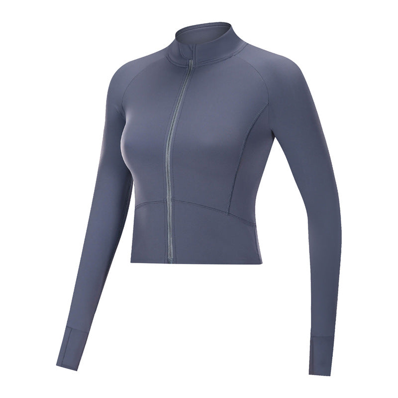 Sports coat tight-fitting yoga quick-drying long-sleeved top