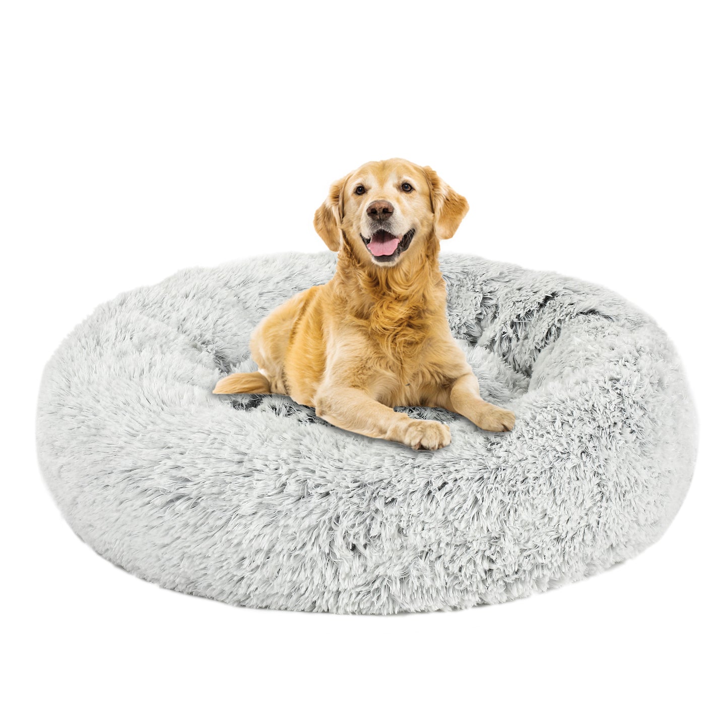 Deep sleep plush round pet bed mat cat bed kennel