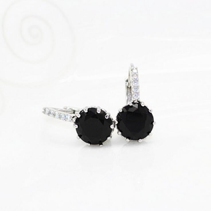 Zircon earrings