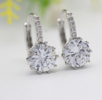 Zircon earrings