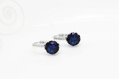 Zircon earrings