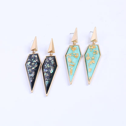 Geometric Drop Earrings