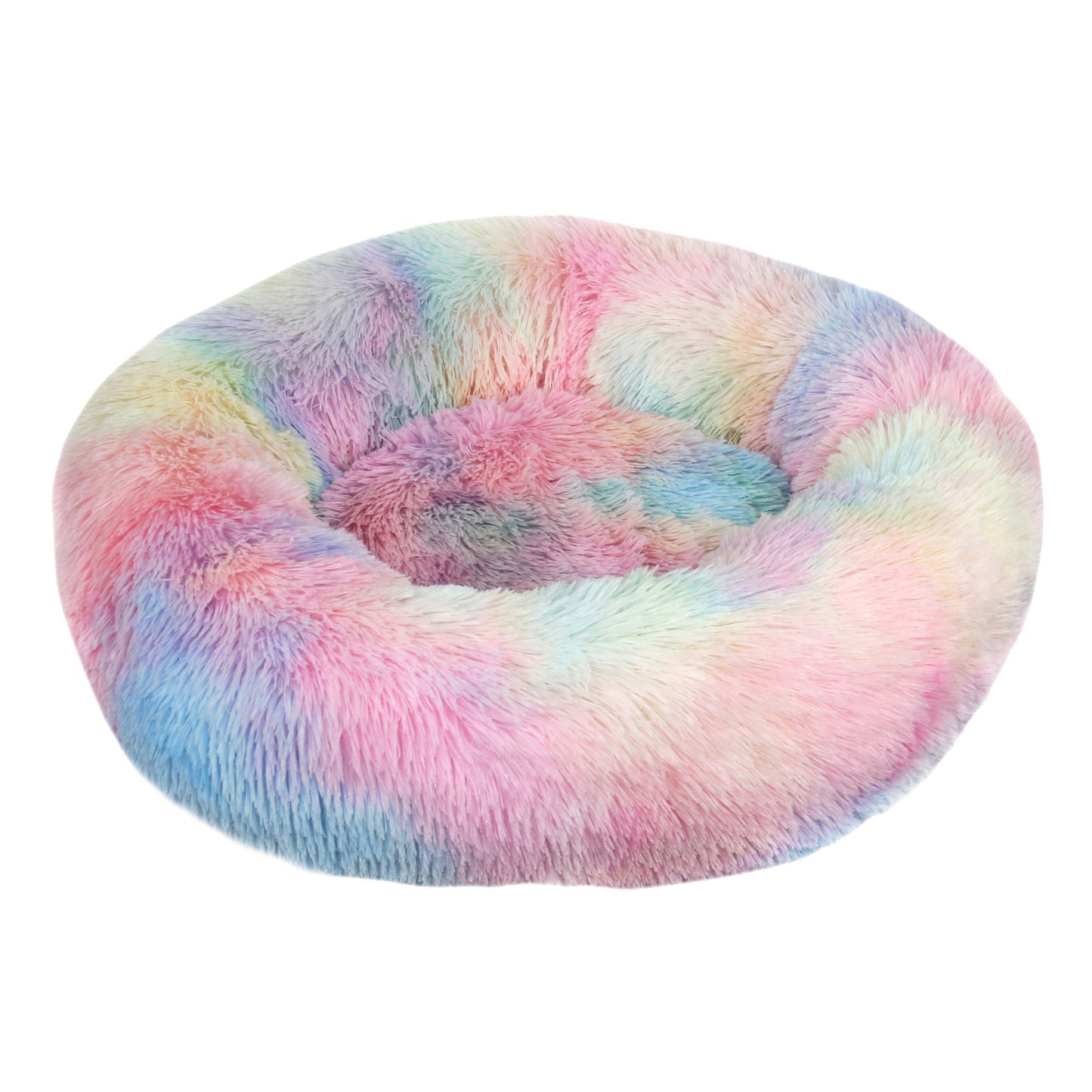 Deep sleep plush round pet bed mat cat bed kennel