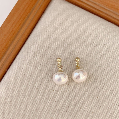 French luxury pearl earrings