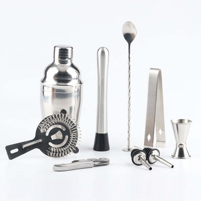 Stainless steel cocktail shaker set