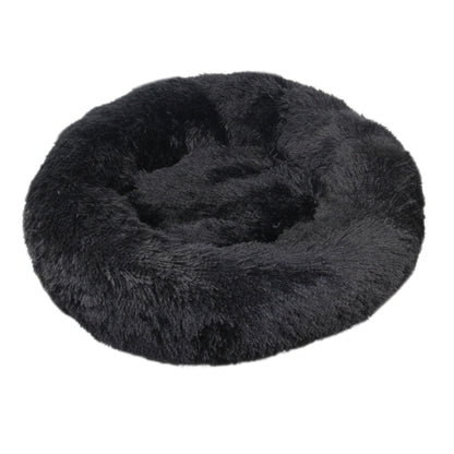 Deep sleep plush round pet bed mat cat bed kennel