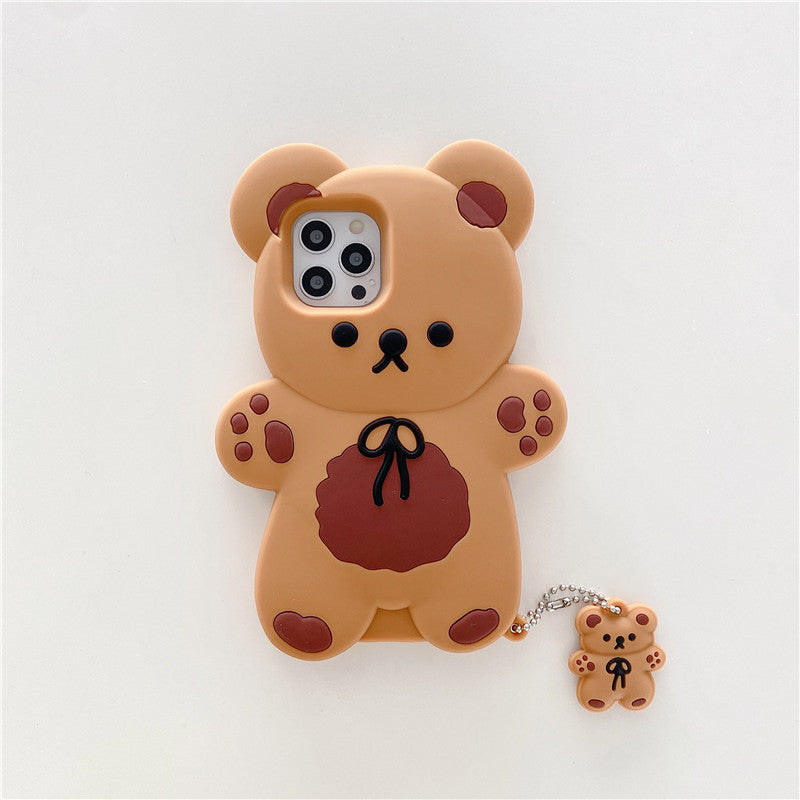 Silicone bear phone case