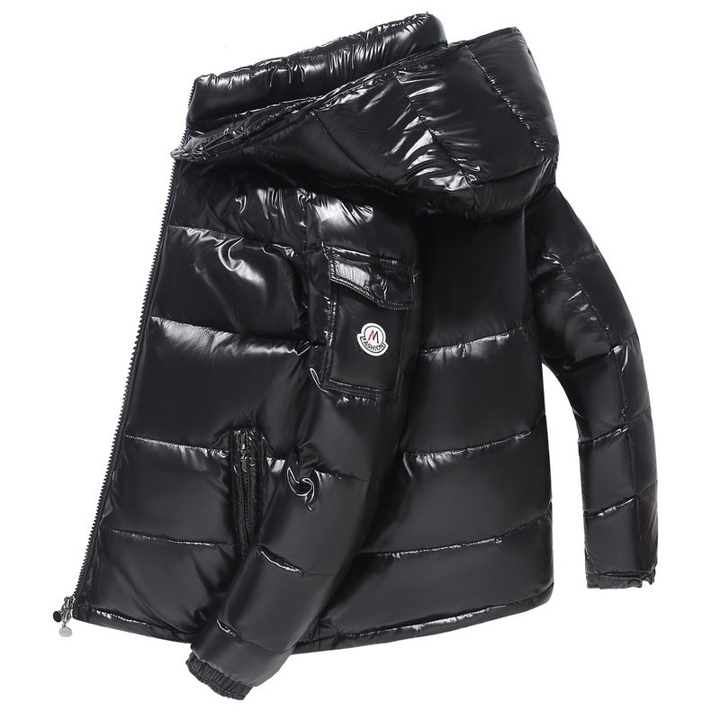 Men's & Women's short bright face down jacket