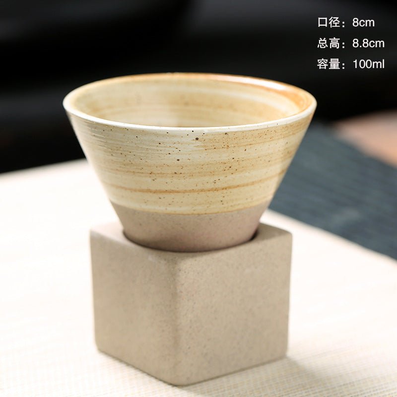 Japanese stoneware tea cups